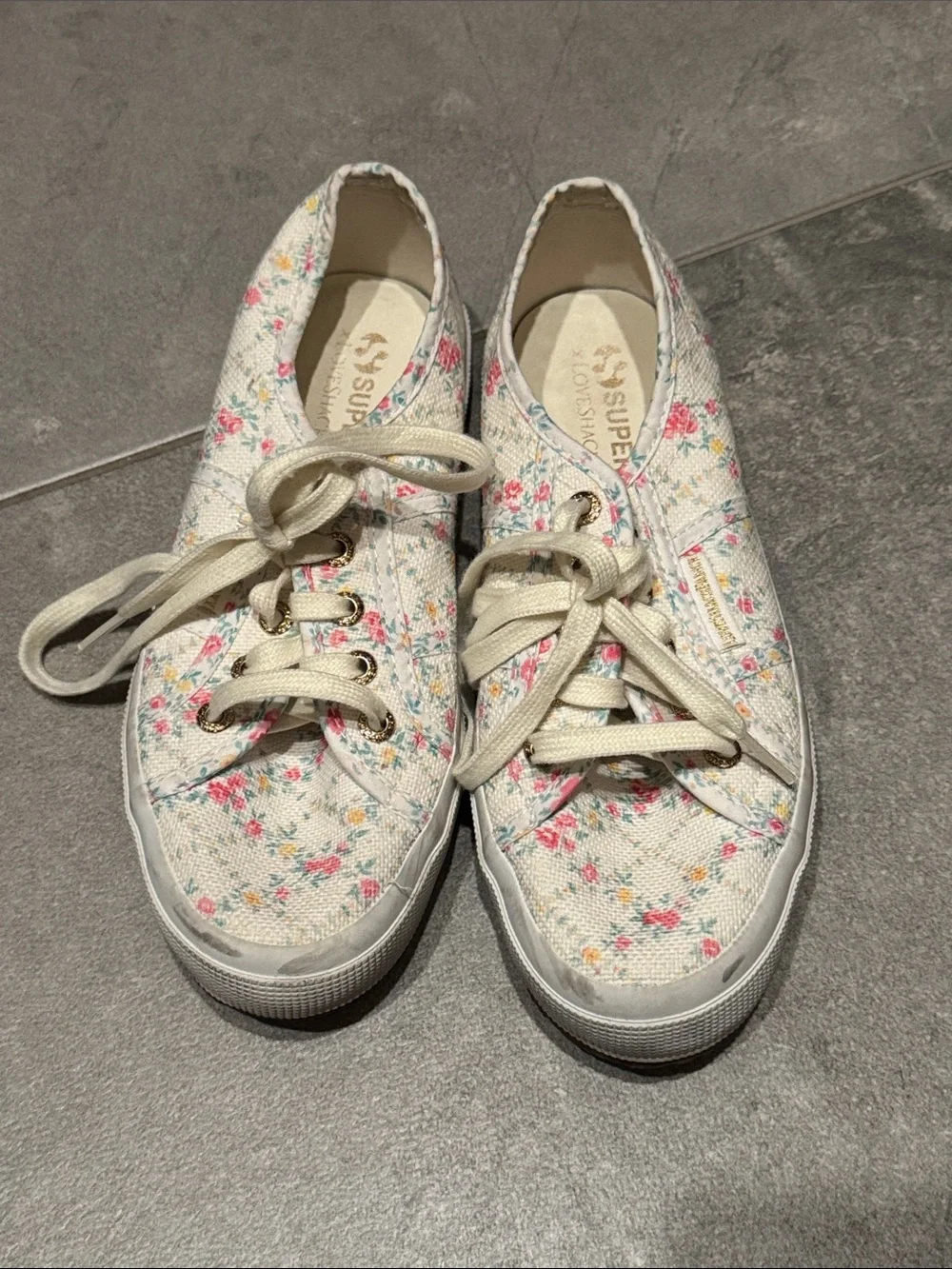 Limited Edition Superga x Loveshackfancy Sneakers size 6.5w